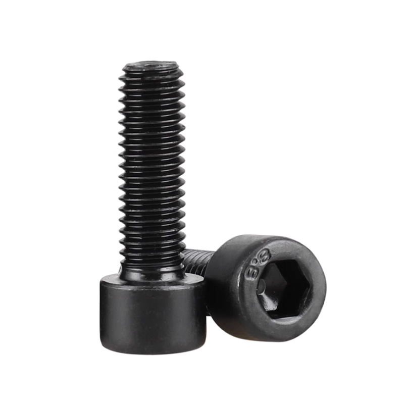 A2 70 Black Edelstahl Sechseckel -Sockelschraube