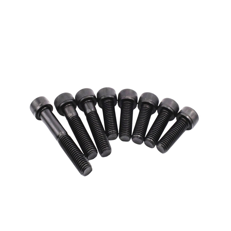 A2 70 Black Edelstahl Sechseckel -Sockelschraube