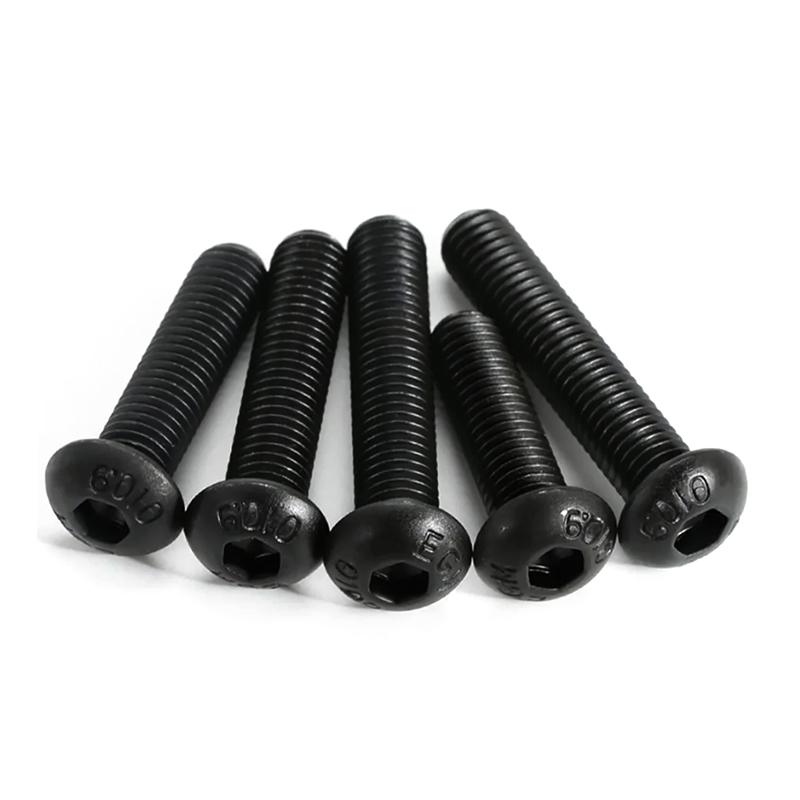 M6*100 Knopfschrauben aus legiertem Stahl mit schwarzer Phosphatbeschichtung