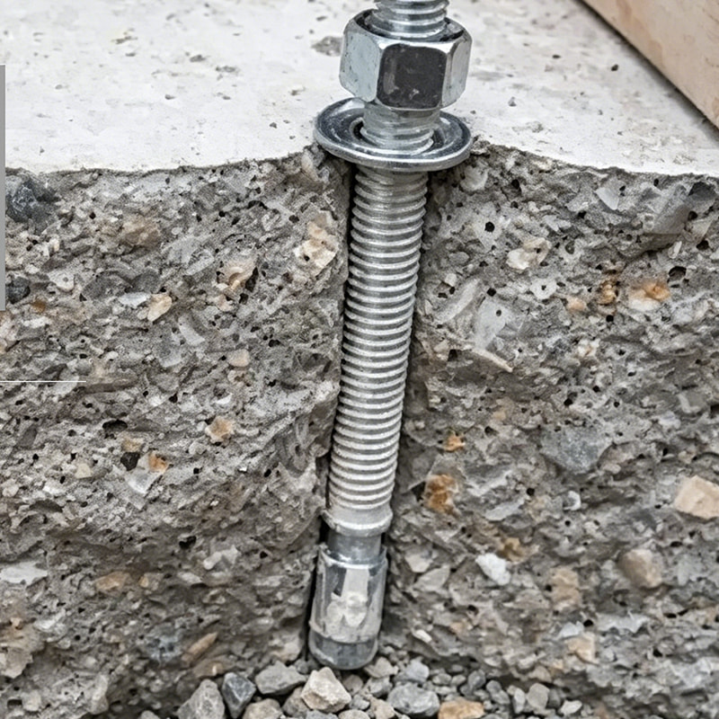 ASTM F1554 feuerverzinkter Ankerbolzen aus Kohlenstoffstahl